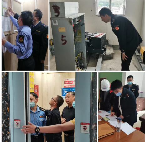 此次检查,主要以住宅小区电梯为重点,主要检查电梯使用单位安全管理