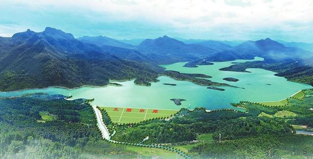 成都市久隆水库效果图.