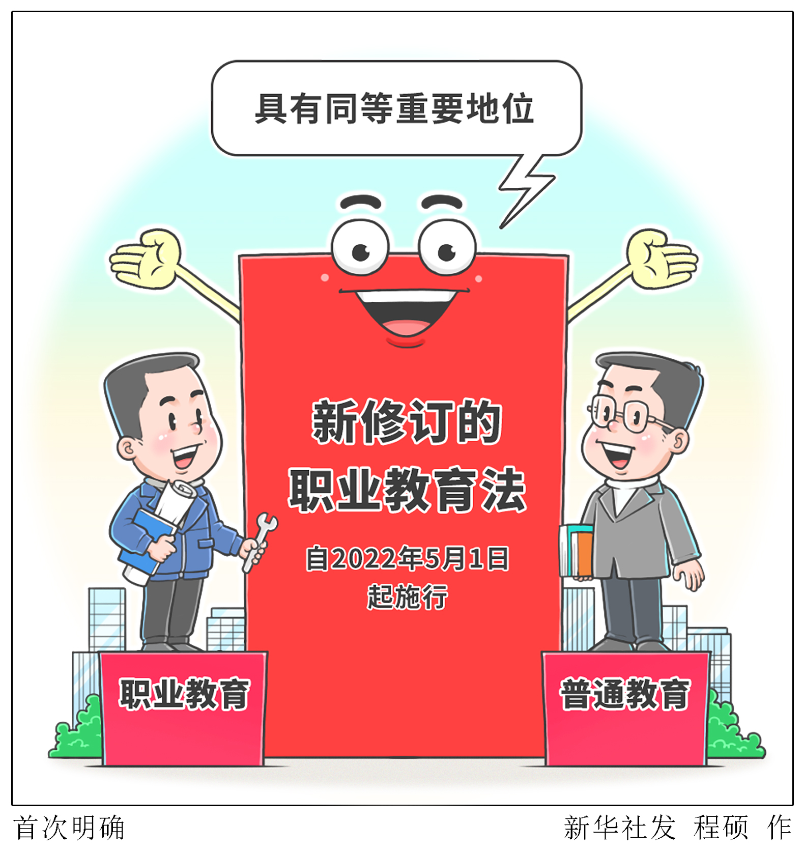 重磅!新版职业教育法将于5月1日起施行