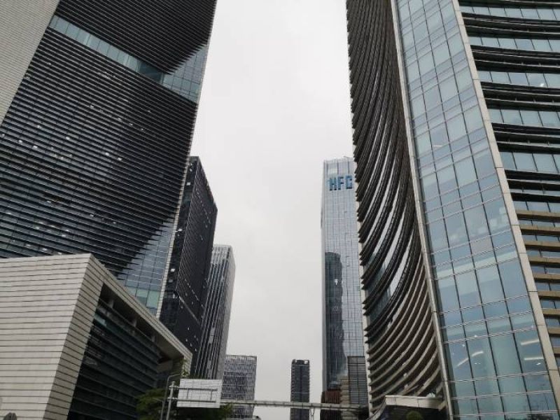 前海媽灣片區。 梁寶欣 攝