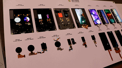 △晟合微电子产品展示。图源肇庆新区发布