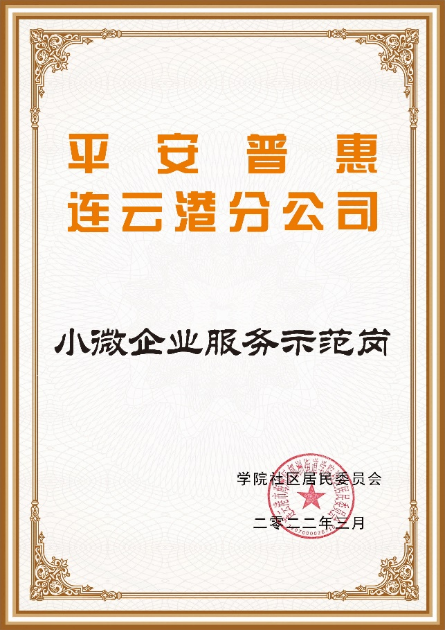 平安普惠连云港分公司深耕小微融资践行普惠金融