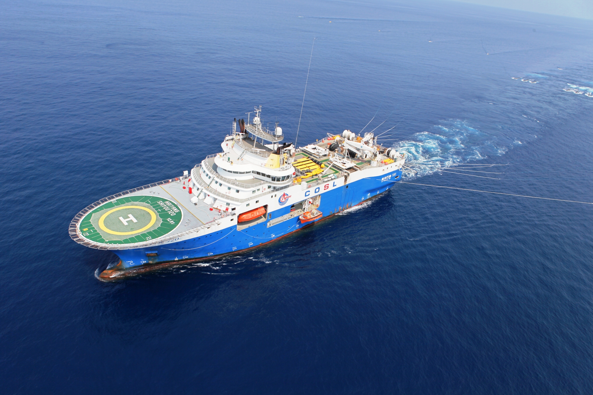 我国深水物探船装上了中国大脑