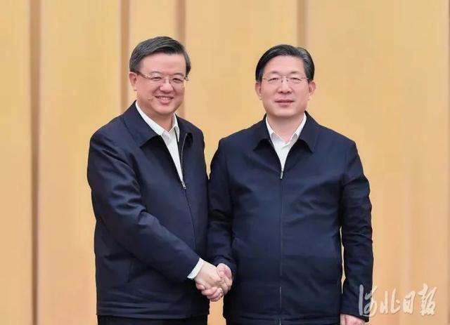 履新河北省委书记第二天倪岳峰带领省领导赴西柏坡调研学习