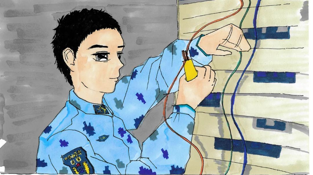 收件人:人民海军!寄件人:您的孩子通信兵