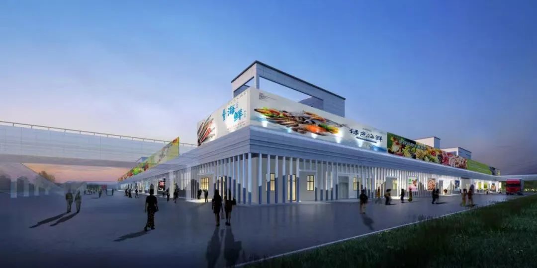宁波冻品市场综合交易区效果图.