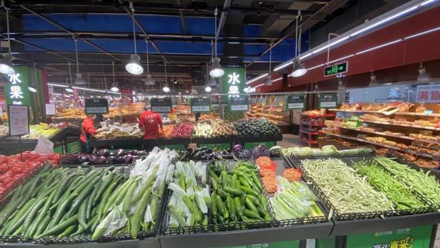 丰台区金先生家附近的超市,金先生供图。