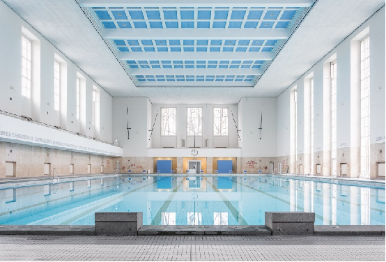 25米室内标准恒温游泳池效果图.