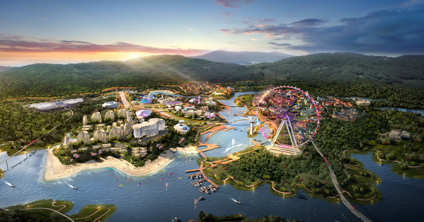 文成天顶湖国际旅游度假区效果图