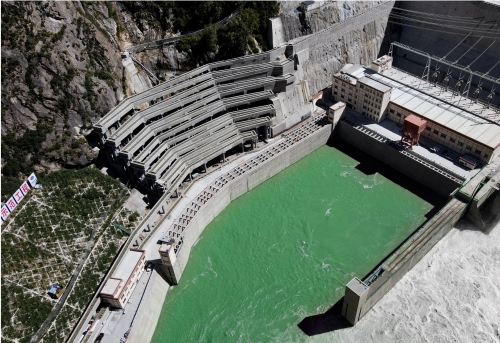 世界海拔最高落差最大的西藏dg水电站生态鱼道交付运行