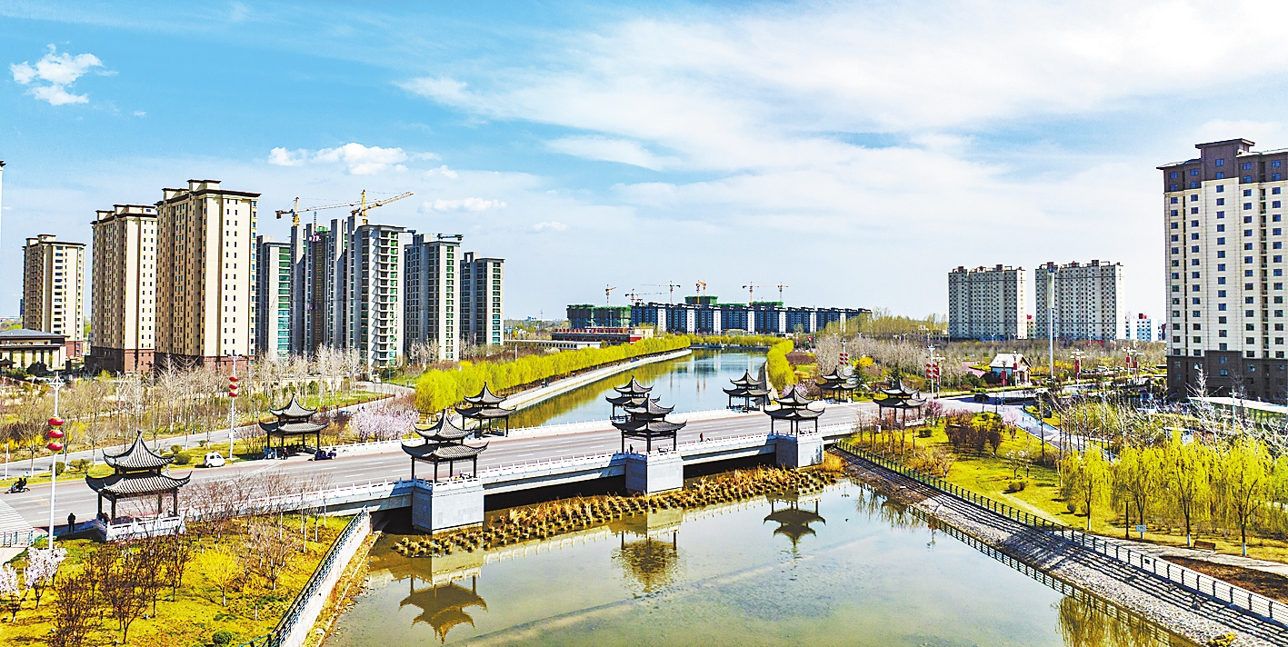 灵寿县城一角. 灵寿县委宣传部供图