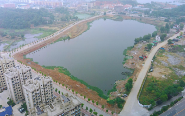 &nbsp;彭泽珍珠湖治理前后变化