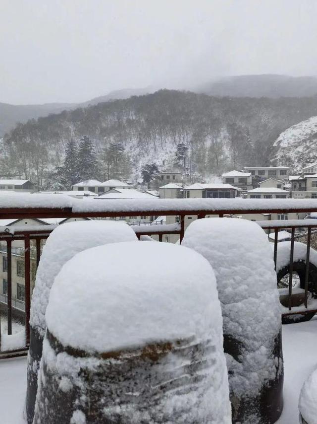 北京门头沟今天下雪了