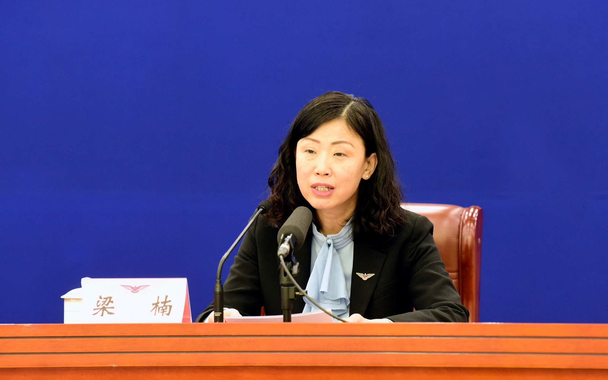民航局运输司司长梁楠.民航局供图