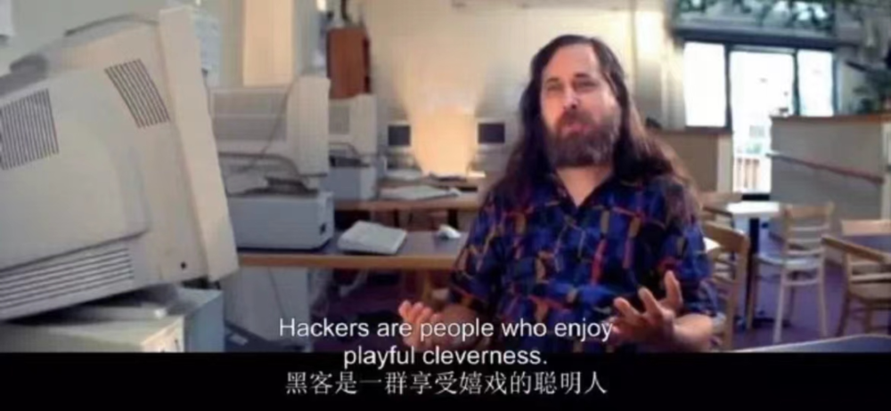 图为：Richard Stallman    