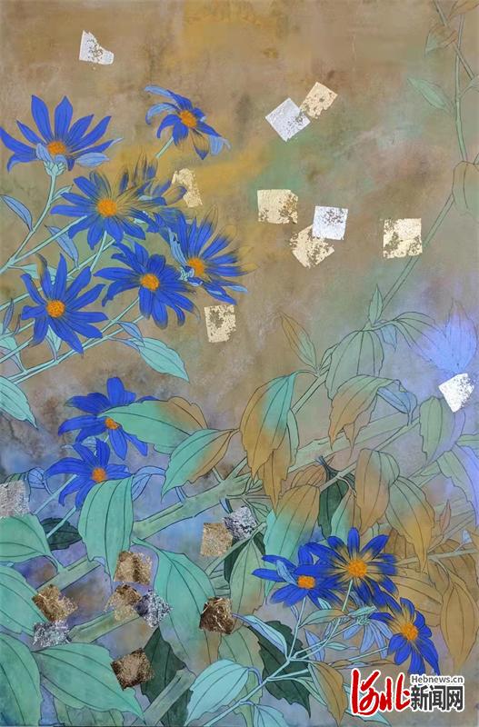 邢台画家创作的部分太行岩彩作品展示.