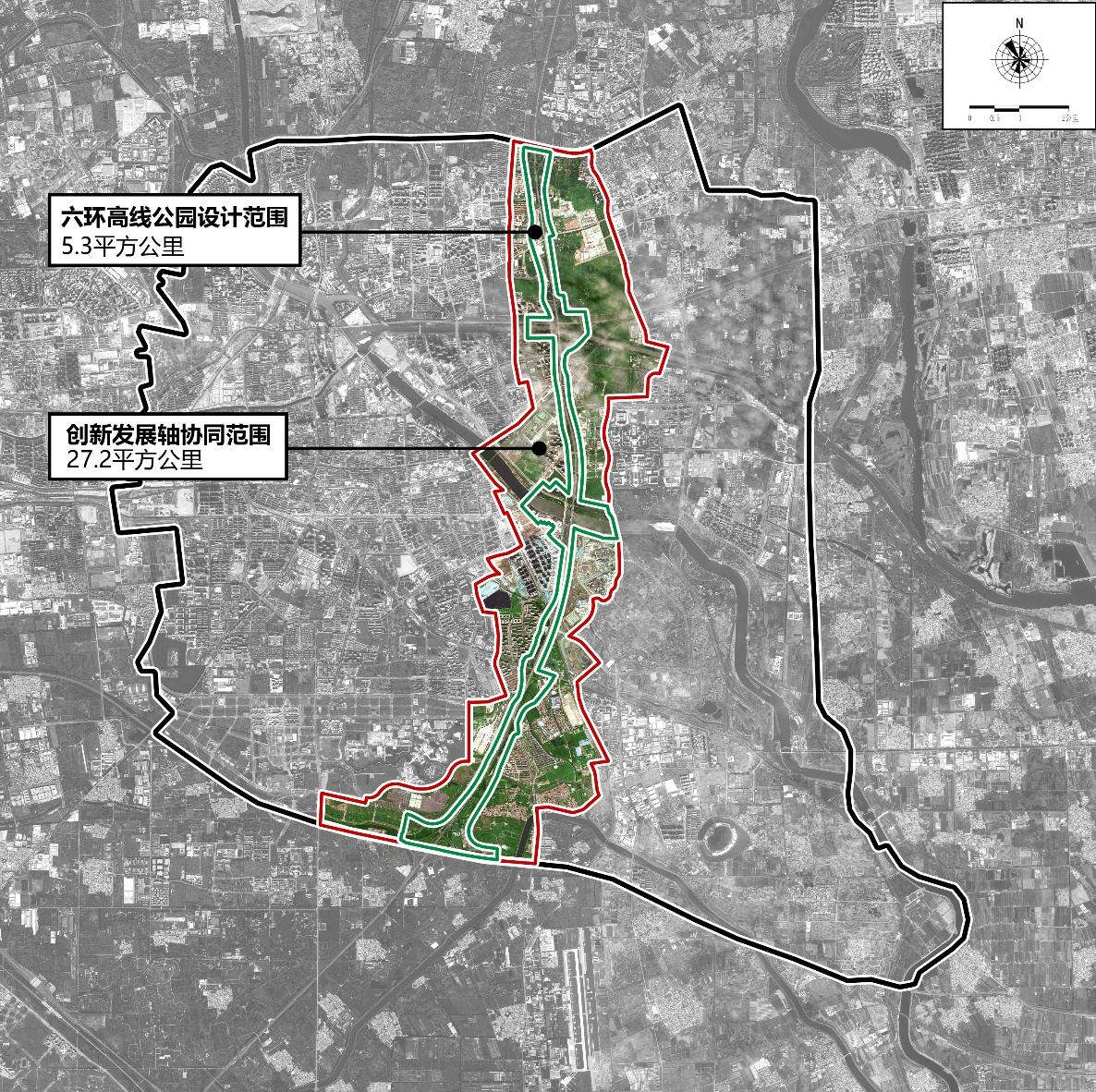 北京六环高线公园详细设计国际方案开始征集