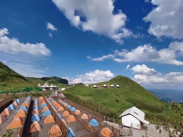五一假期不远行龙山八面山上来露营