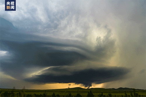 △2021年8月22日，内蒙古通辽“超级单体雷暴”。