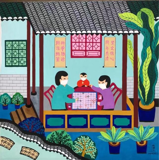 家》丙烯任敏《今日民生》油画王味之《浦江两岸尽祥云》线描海量资讯