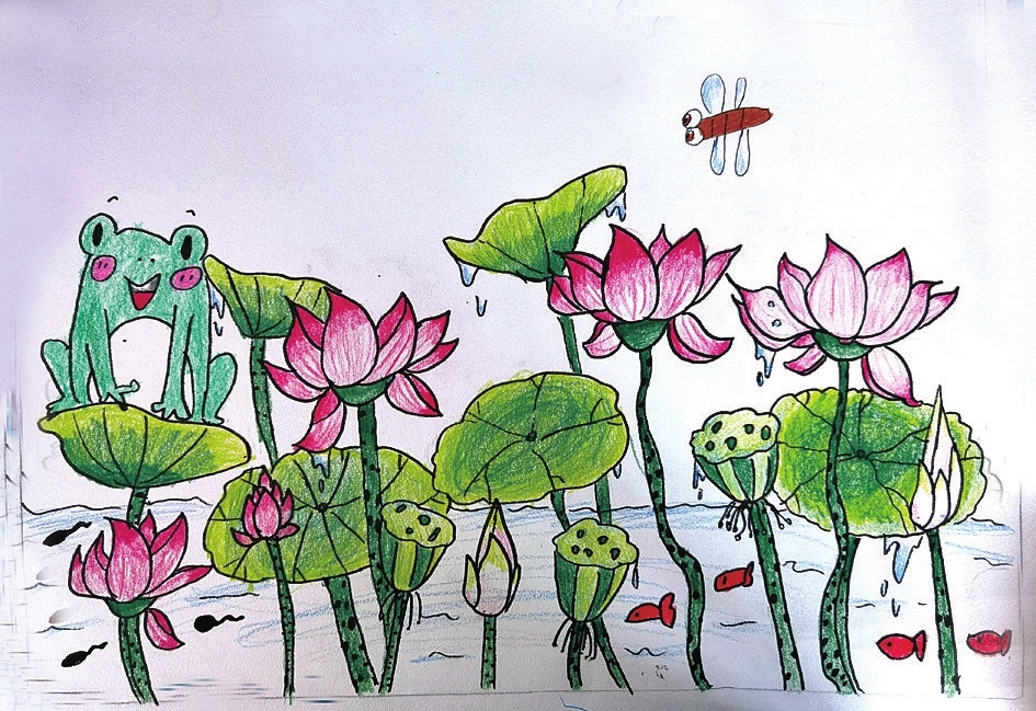 "映日荷花别样红"