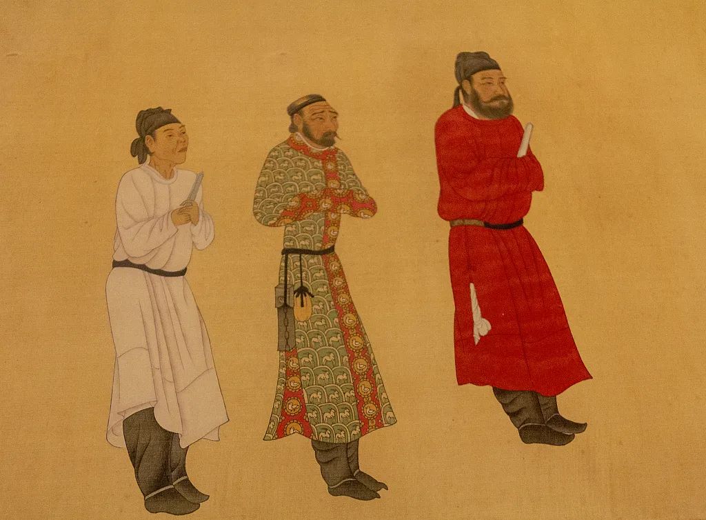 唐《步辇图》截选