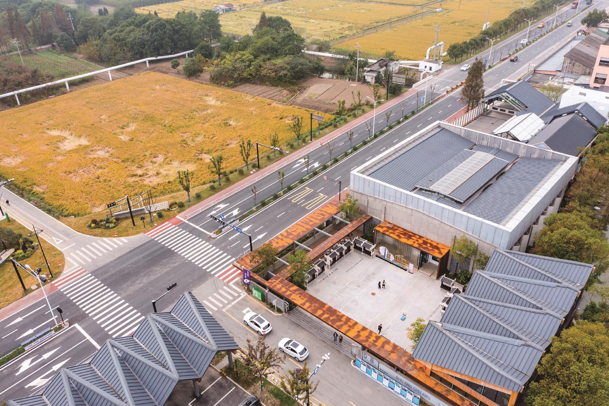 丰子恺漫画元素恰到好处的植入……昨天下午,走进位于桐乡市河山镇的