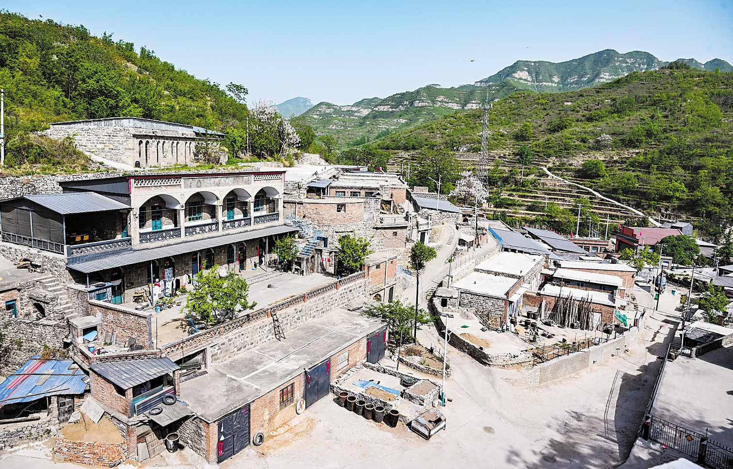 井陉县洪河漕村的古村落. 河北日报记者耿辉摄