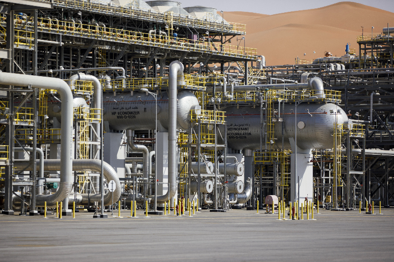 △2018年10月2日，沙特阿美的油田生产设施。