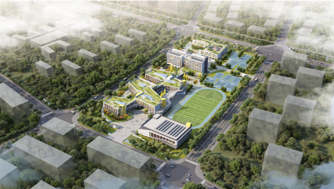 双峰新城学校效果图