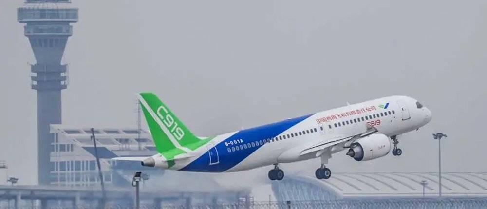 C919国产大飞机 图源：中国商飞官网