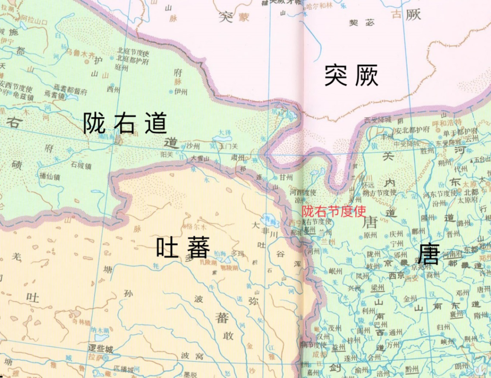 河西陇右地图图片