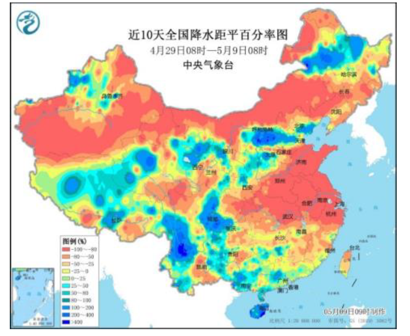 资料来源：中央气象台，中金公司研究部