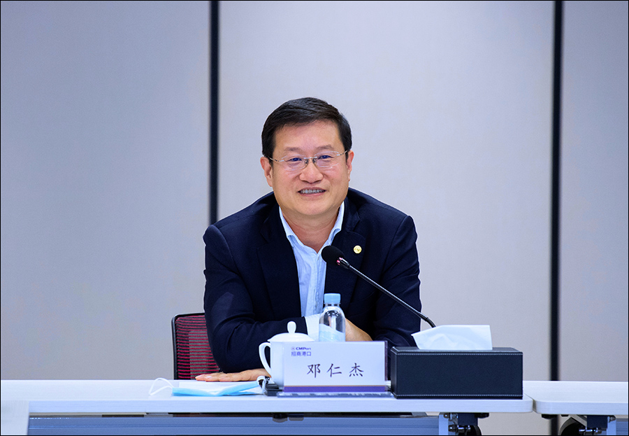 邓仁杰李百安出席招商港口与招商蛇口全面业务协同框架协议签约仪式