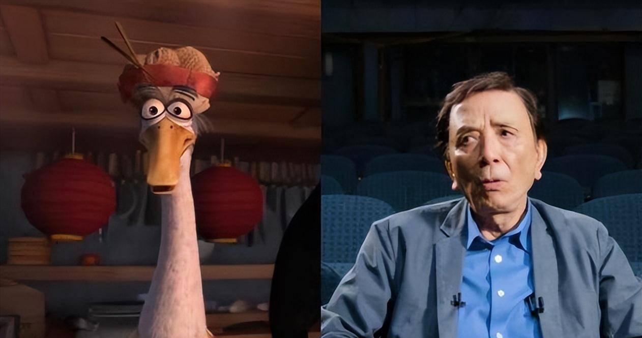 吴汉章曾为电影《功夫熊猫》里的"平先生"配音(资料图)