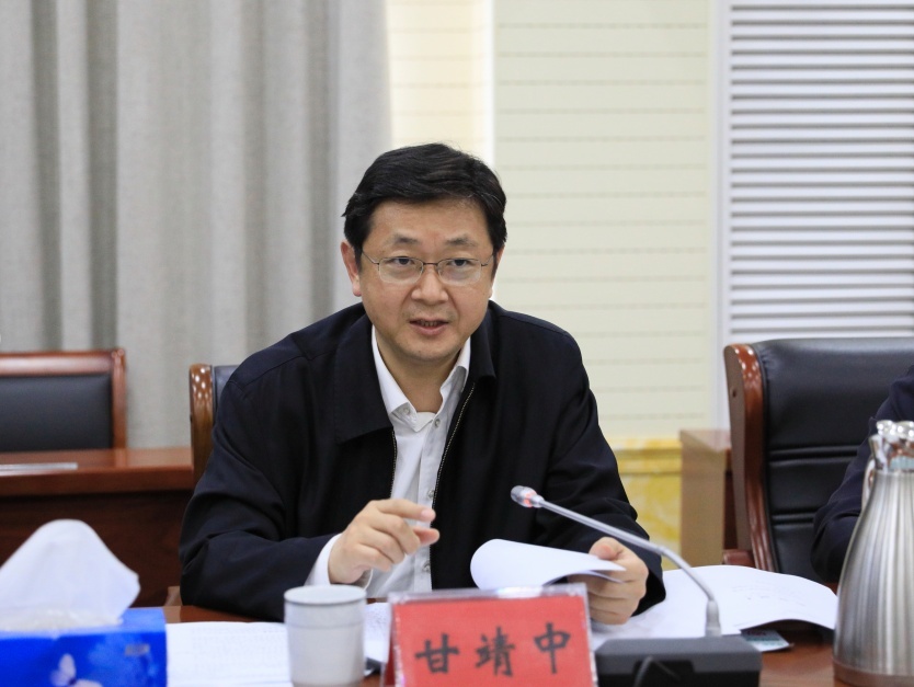 甘靖中带队到阳坊镇调研指导