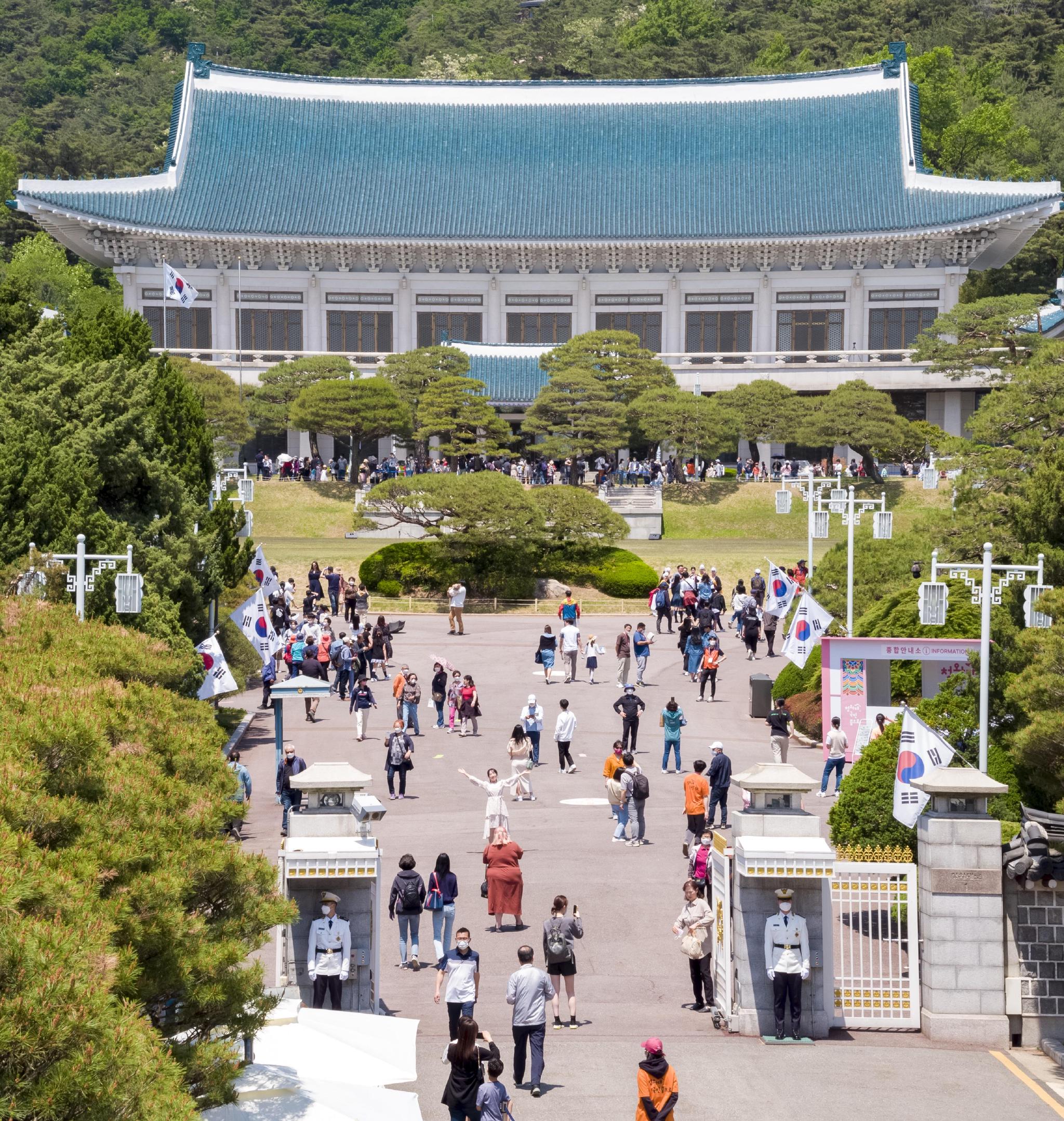 韩国首都青瓦台图片