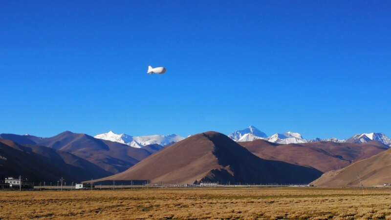高于珠峰 我国创造9032米浮空艇大气科学观测世界纪录