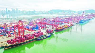 大铲湾码头装卸忙|深圳市_新浪财经_新浪网