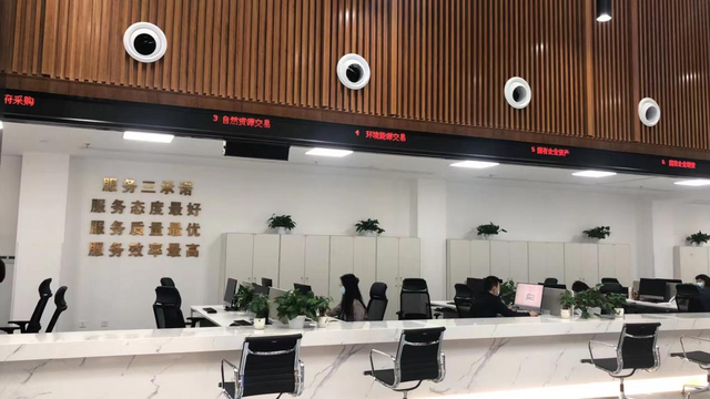 江西省公共资源交易中心交易大厅。受访者供图