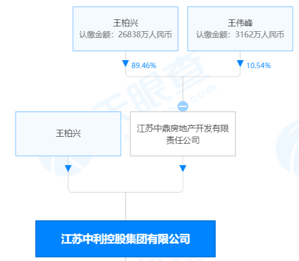 控股股东关联方股东情况，图片来源：天眼查