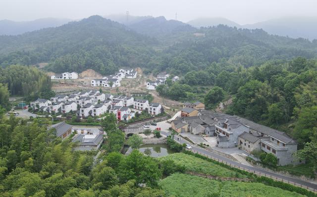 这是5月11日拍摄的大湾村景色(无人机照片).新华社记者 杜宇 摄