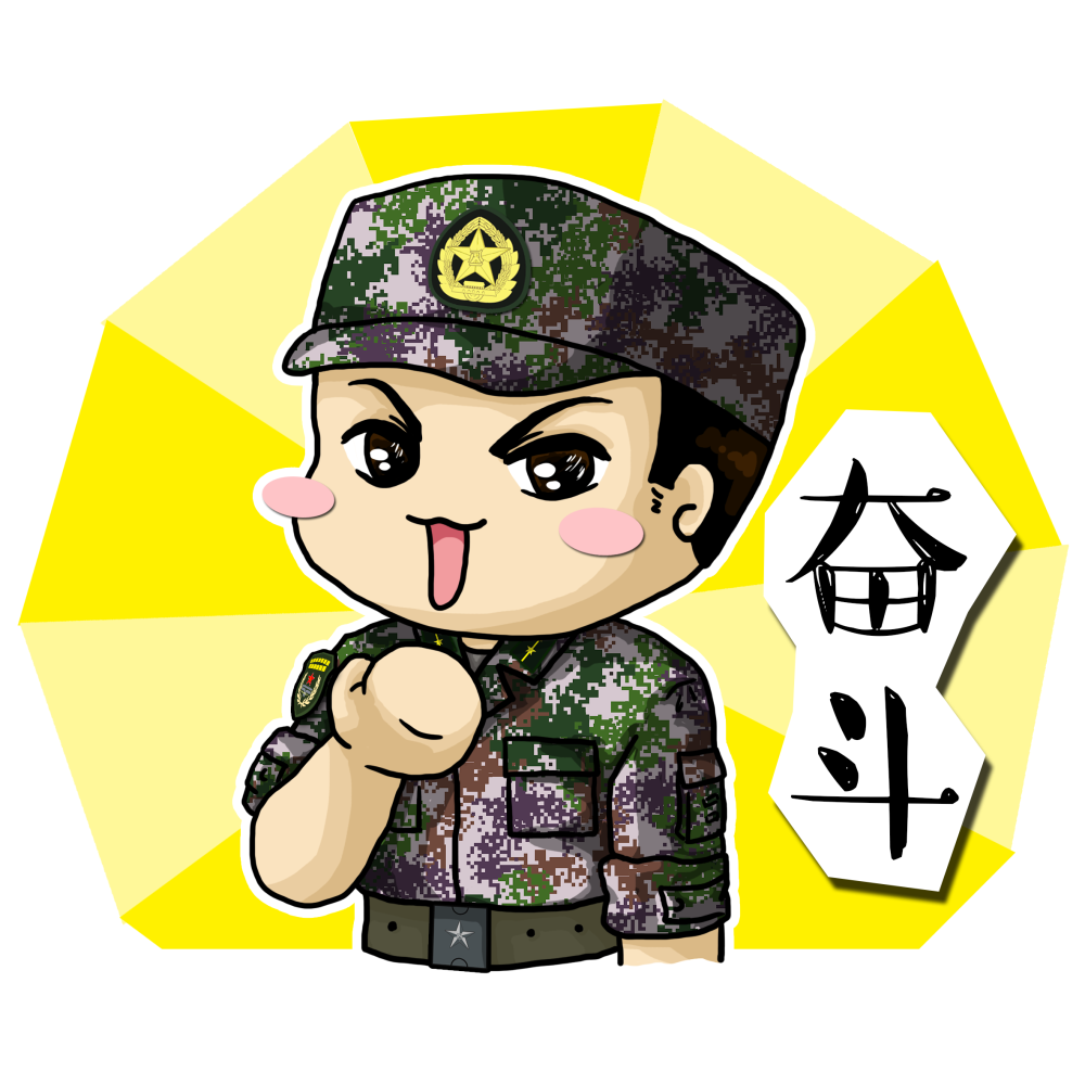 速来围观收藏,军人版专属表情包来啦!