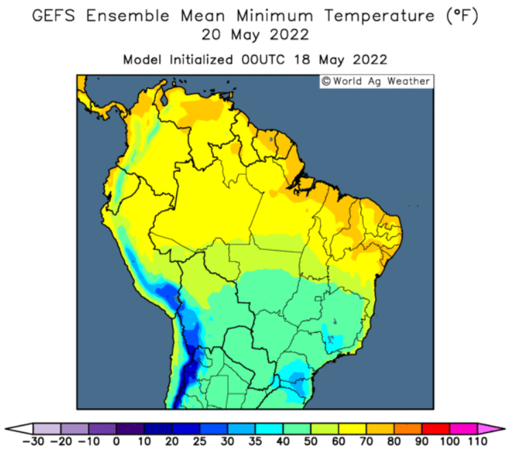 数据来源：World Ag Weather