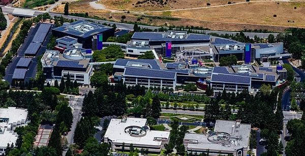 谷歌硅谷总部全景图 | Wikipedia