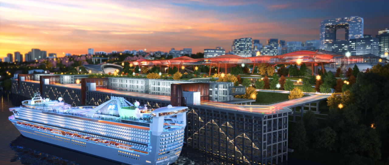 重庆两江新区正着力把寸滩邮轮母港打造成"船,港,城,游,购,娱"一体化