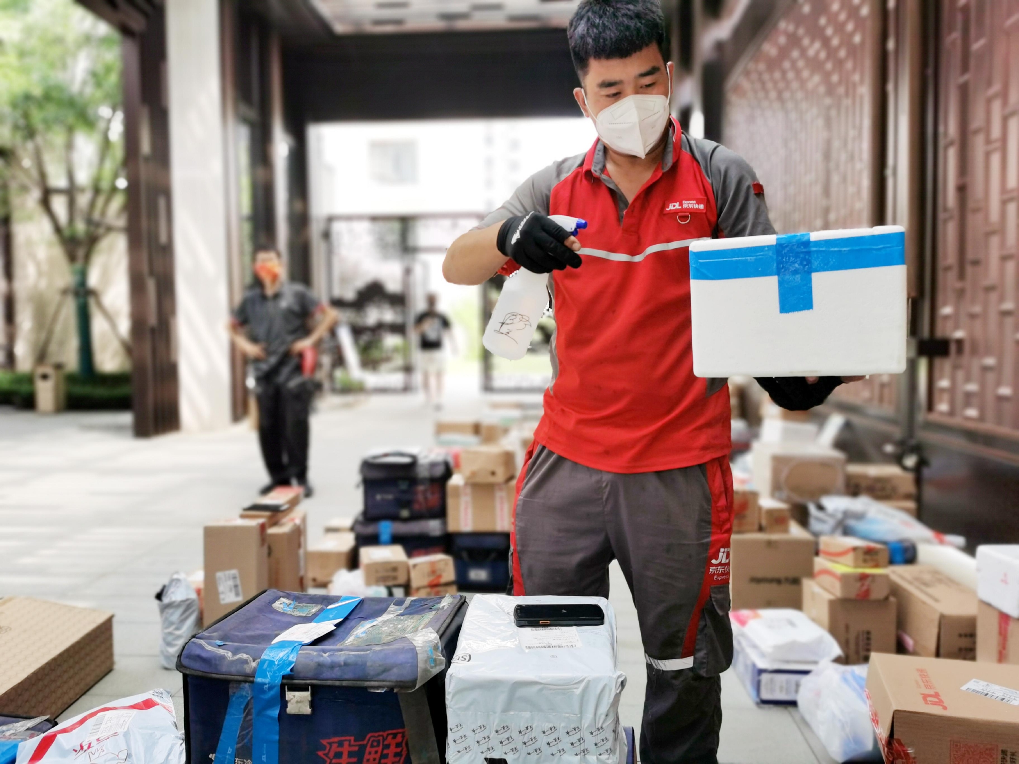 北京严格加强快递外卖疫情防控工作