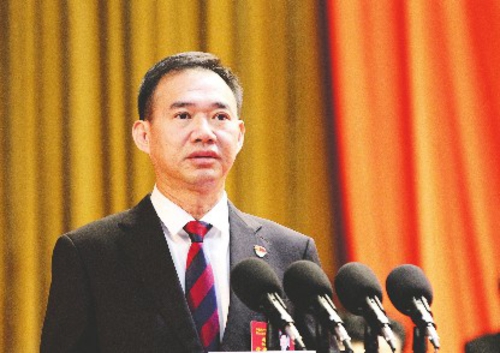 湖南省永州市委书记朱洪武.永州市委办公室/供图