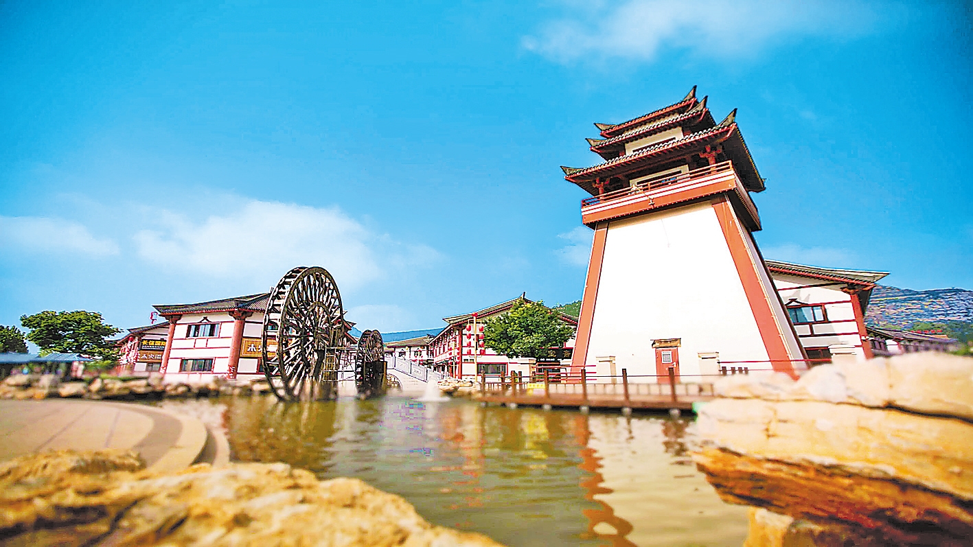 满城区未央古镇即景. 满城区委宣传部供图