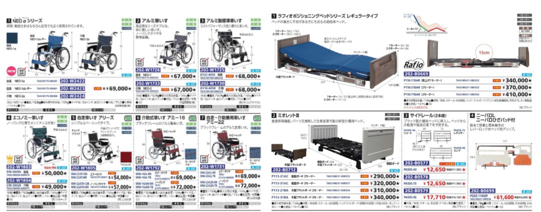 日本适老化设备种类繁多